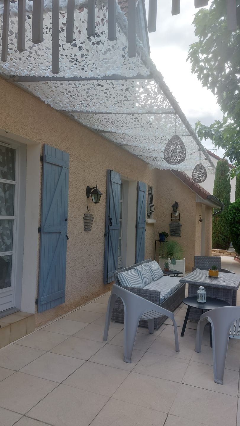 Customer photo review of Filet de camouflage renforcé blanc