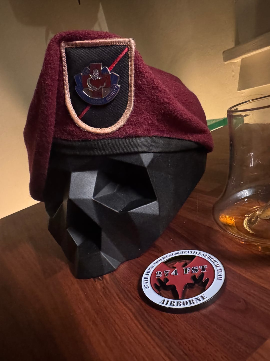 Customer photo review of Black Skull Stand