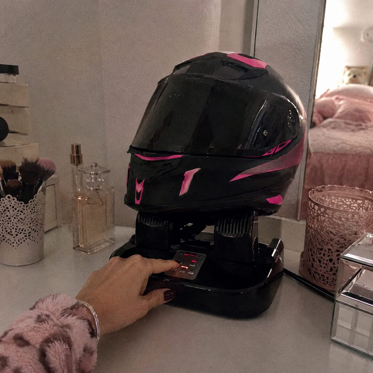 Customer photo review of Helmet Care Machine