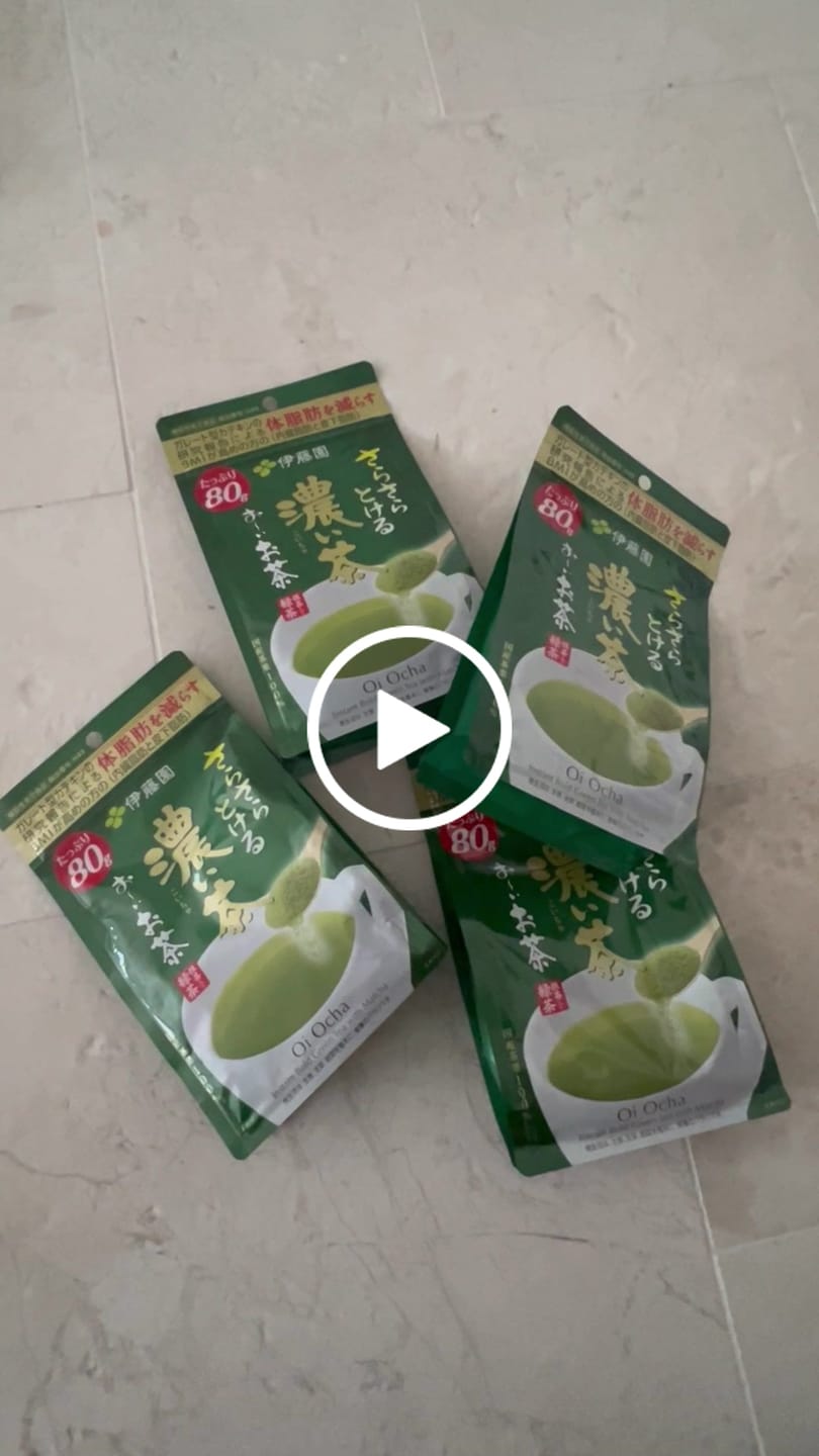 Customer video review of Itoen Green Tea Matcha Powder (Strong) 40g/80g