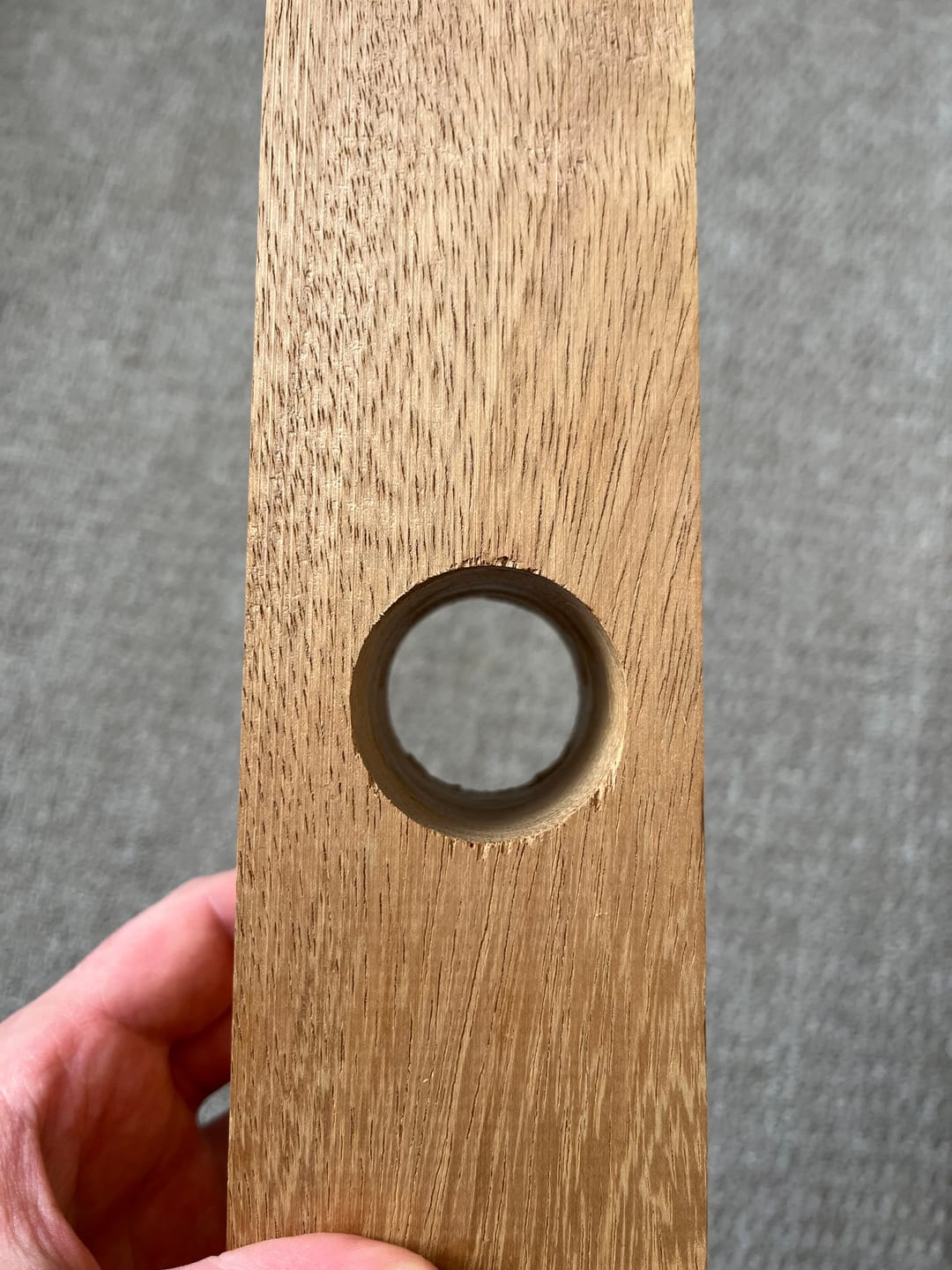Customer photo review of WoodOwl | Ultra Smooth Wood Boring Auger Bit 7-1/2" Length