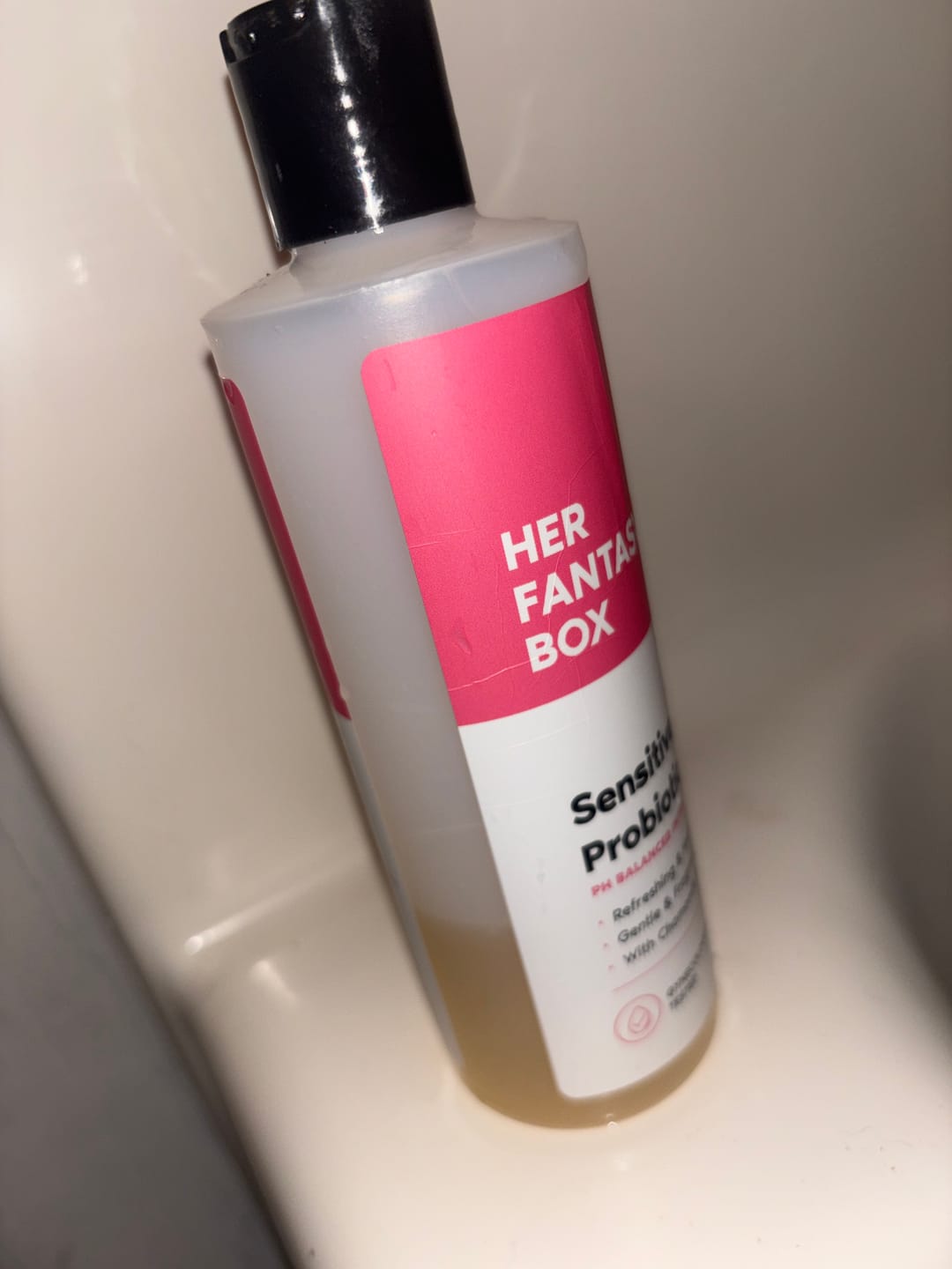 Customer photo review of Sensitive Probiotic+ pH Balanced Feminine Wash