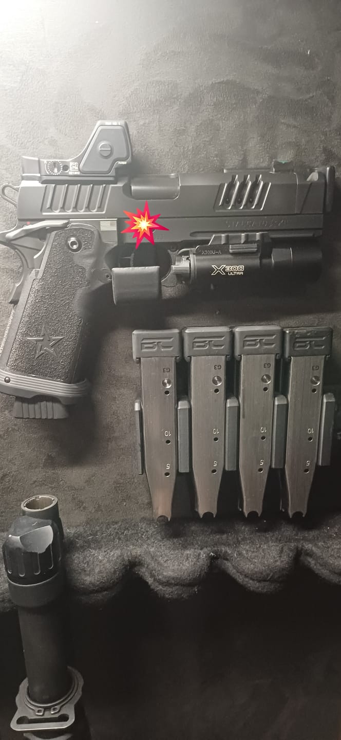 Customer photo review of STI 2011 Brass Double Stack Open Magazine Base Pad | 9mm/.38
