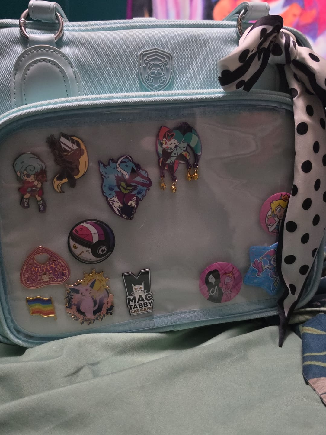 Customer photo review of Sorry We're Closed - Michelle Chibi Character Pin