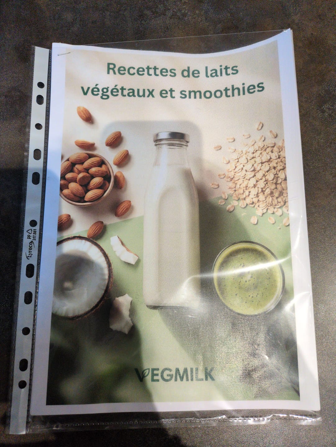 Customer photo review of E-book : +30 Recettes de laits végétaux & smoothies