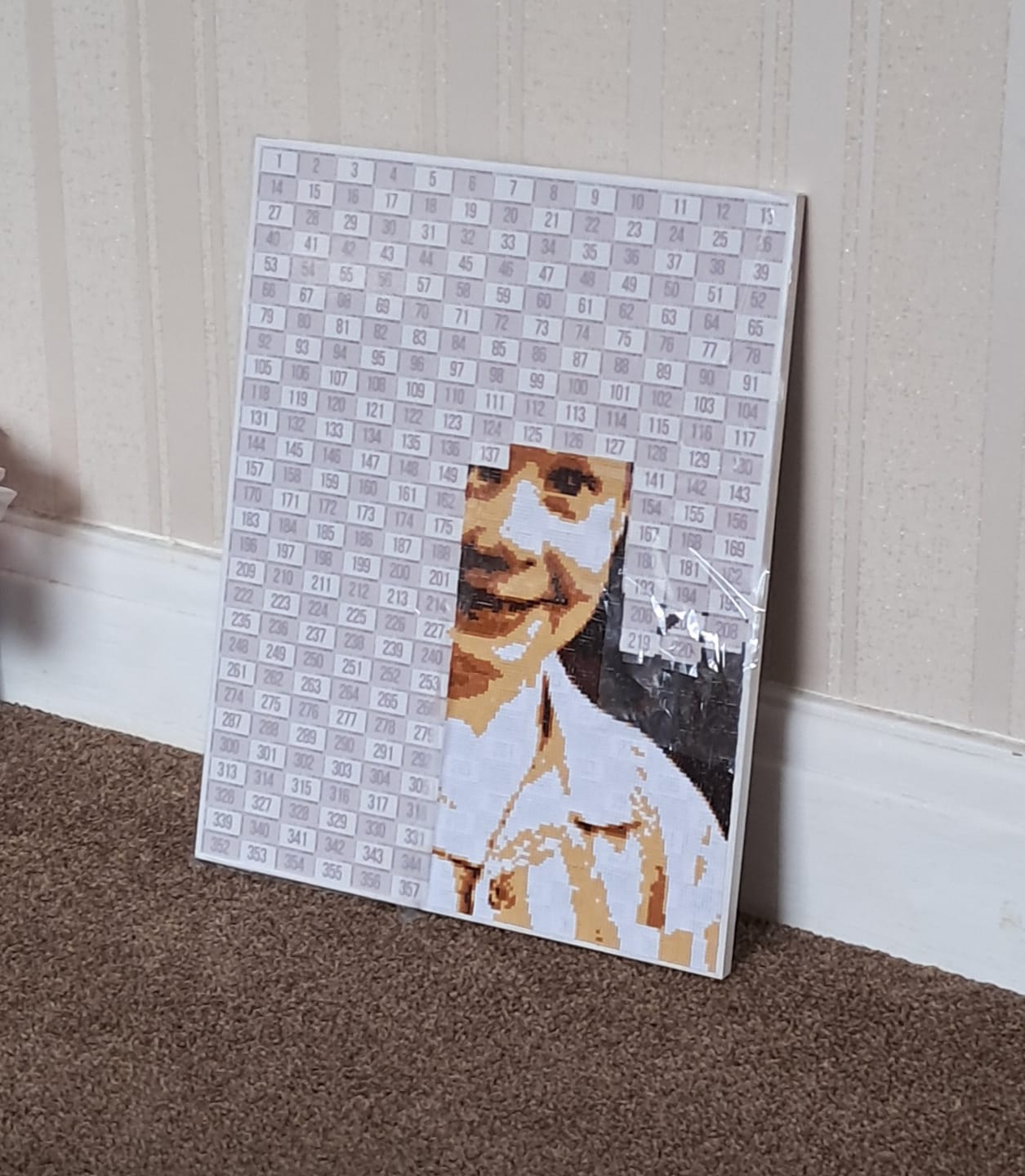 Customer photo review of Crystallise Me Crystal Art Canvas Kit 40x50cm