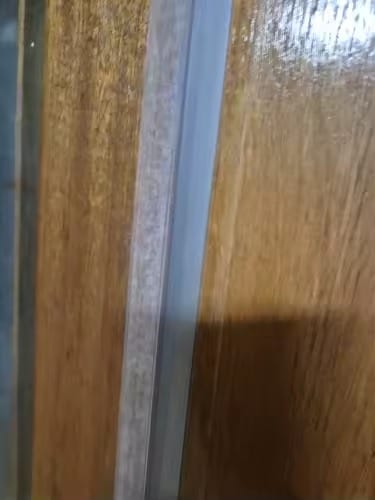 Customer photo review of Door Weather Seal | Adhesive Draft Stopper for Doors & Windows