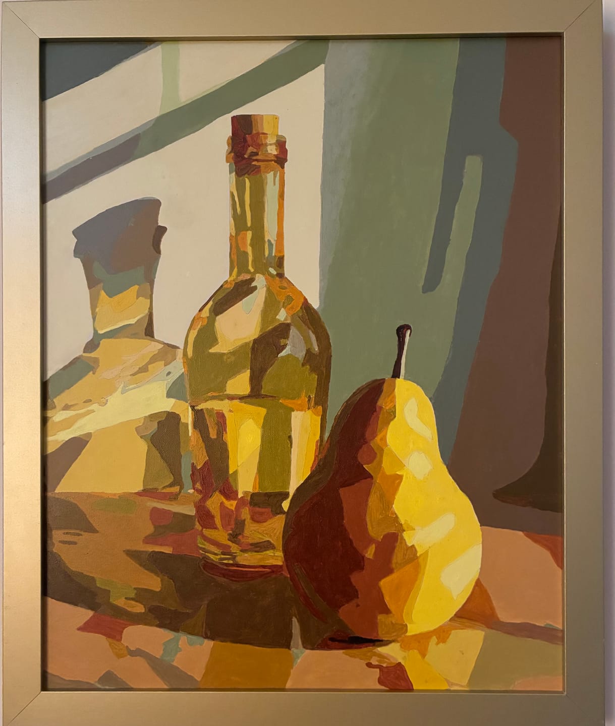 Customer photo review of Golden Pear | Paint by Number