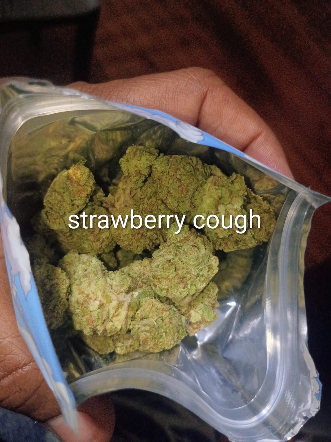 Customer photo review of Strawberry Cough THCA Flower