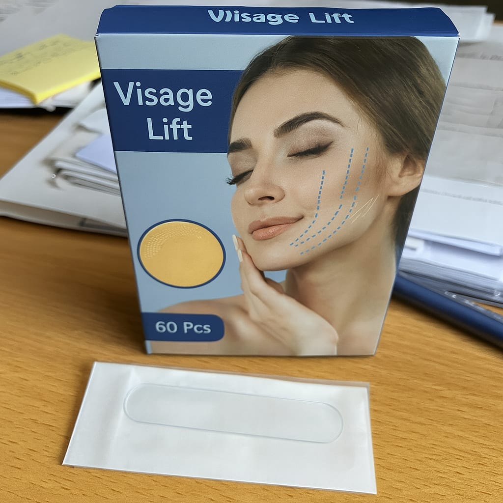 Customer photo review of Visage Lift nevidljive trakice za instant zatezanje lica 1+1 GRATIS