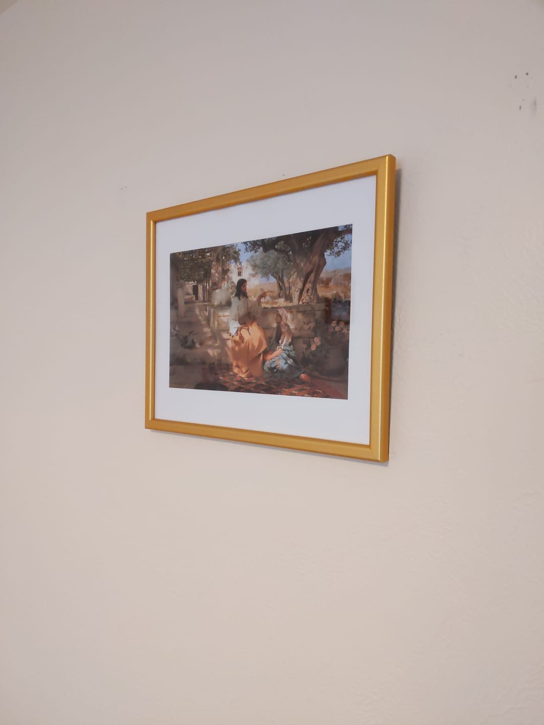 Customer photo review of Martha and Mary with Jesus – Henryk Siemiradzki – Catholic Art Print