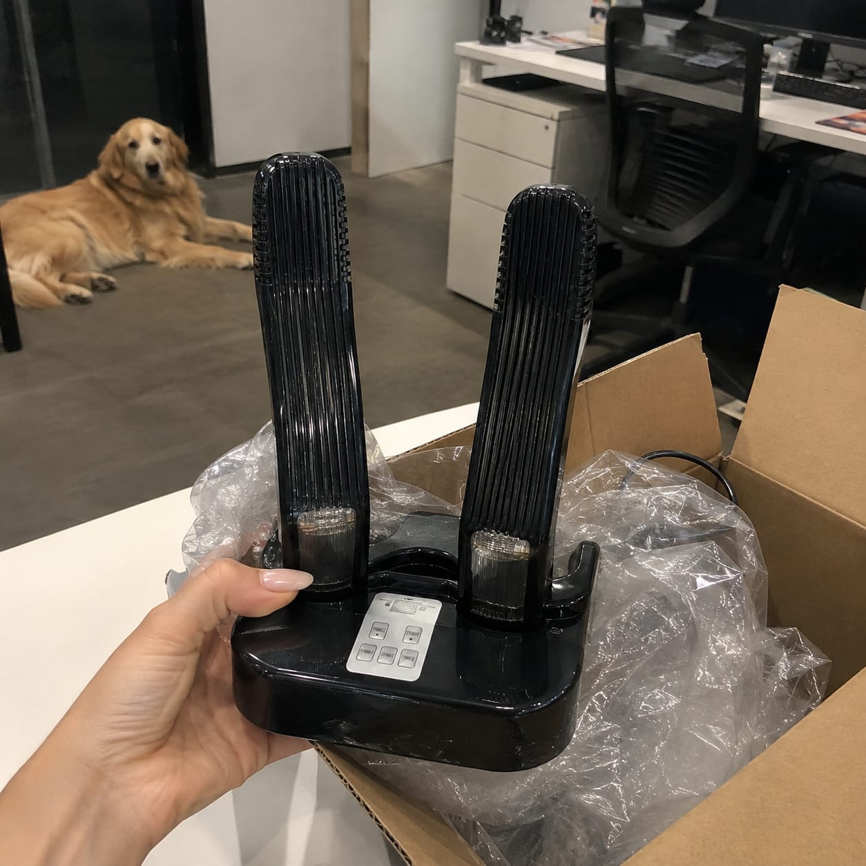 Customer photo review of Helmet Care Machine