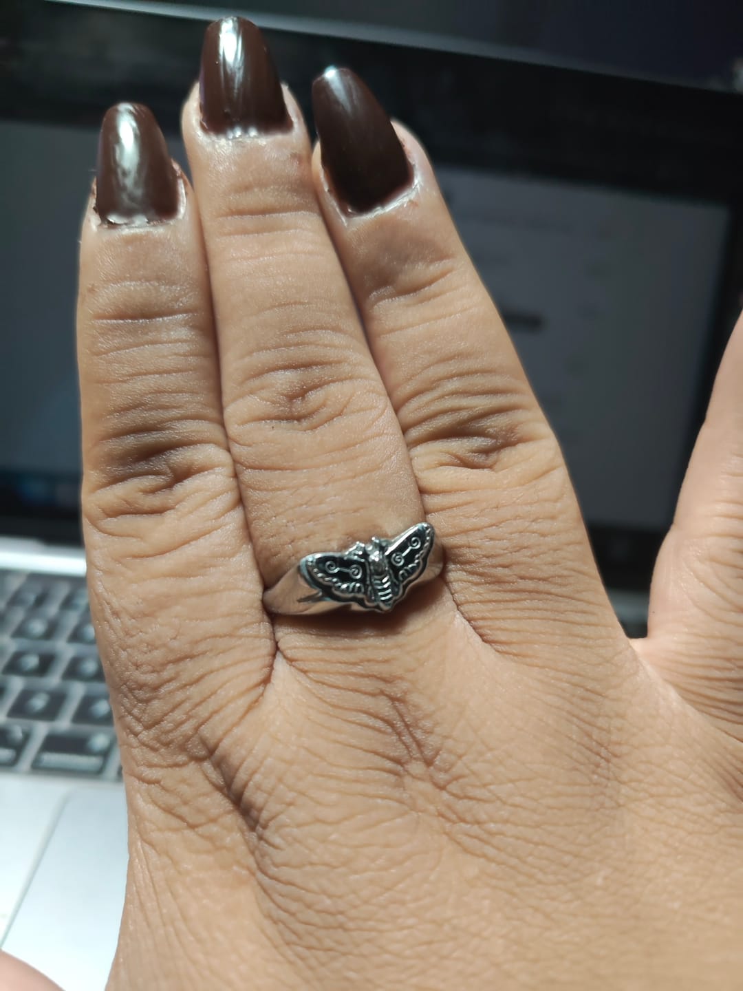Customer photo review of MOTH RING