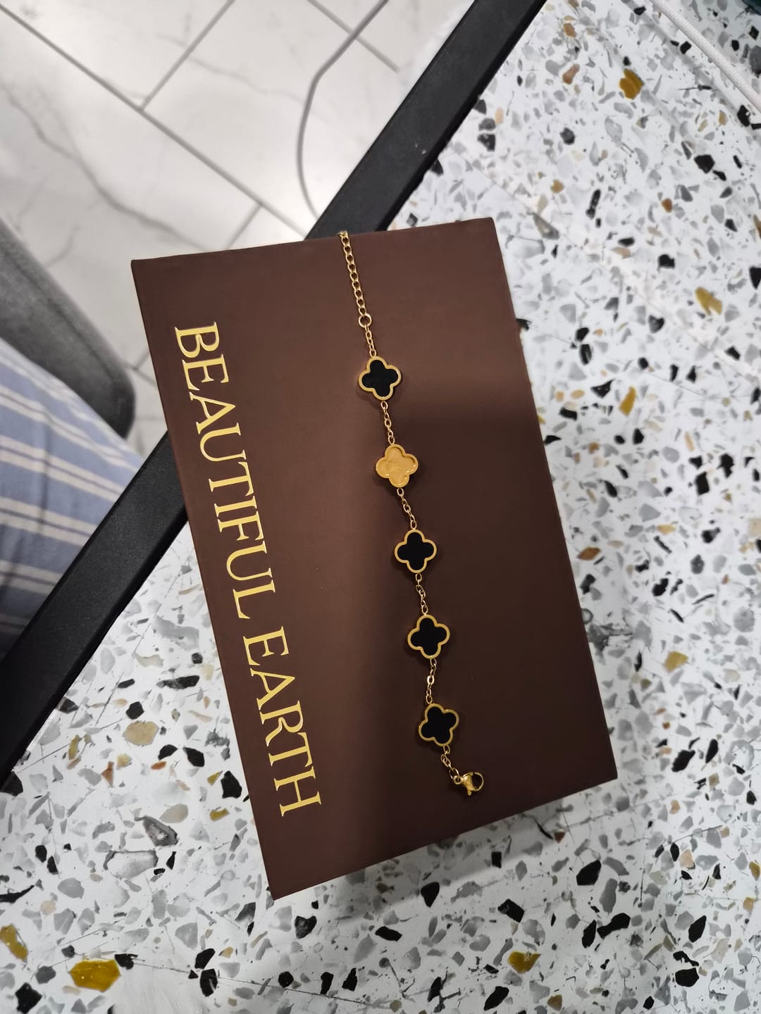 Customer photo review of Black Clover Bracelet