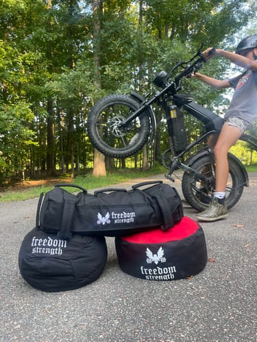 Customer photo review of Strongman Sandbag