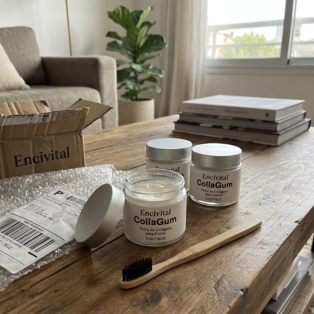 Customer photo review of Encivital Polvo de Colágeno para Encías