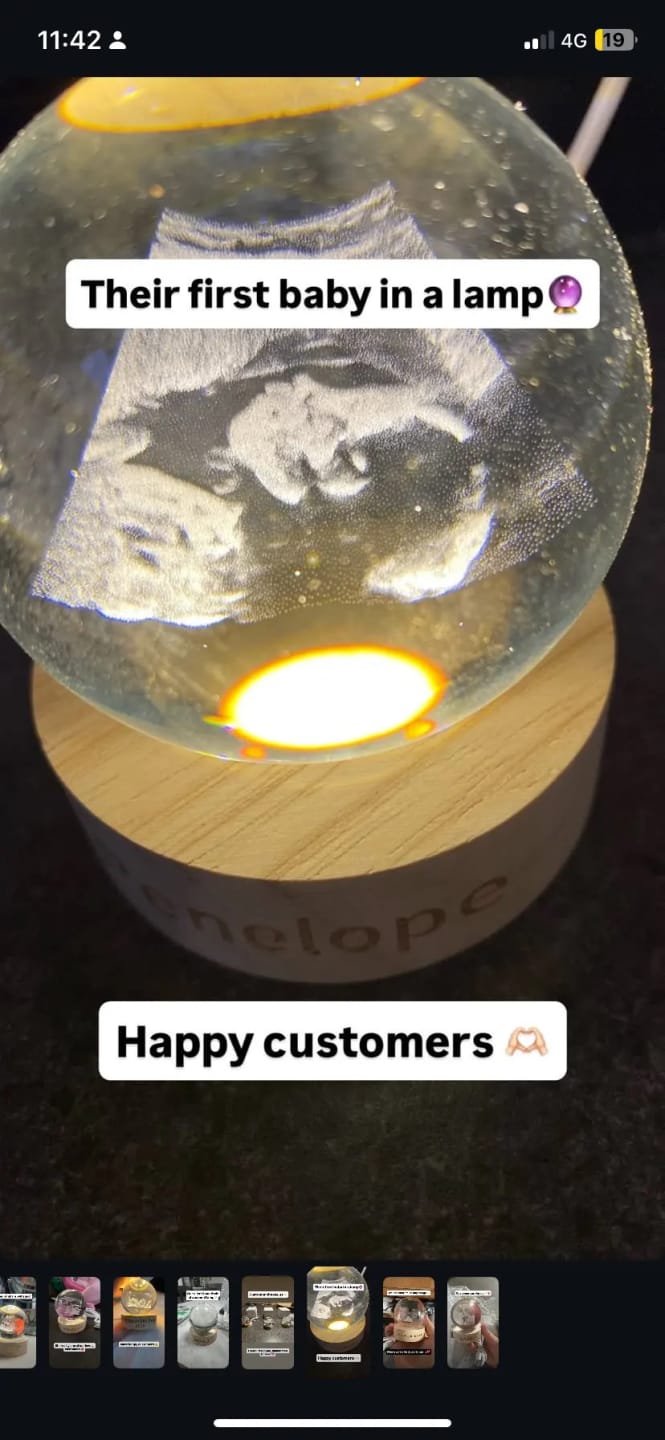 Customer photo review of Esfera Personalizada
