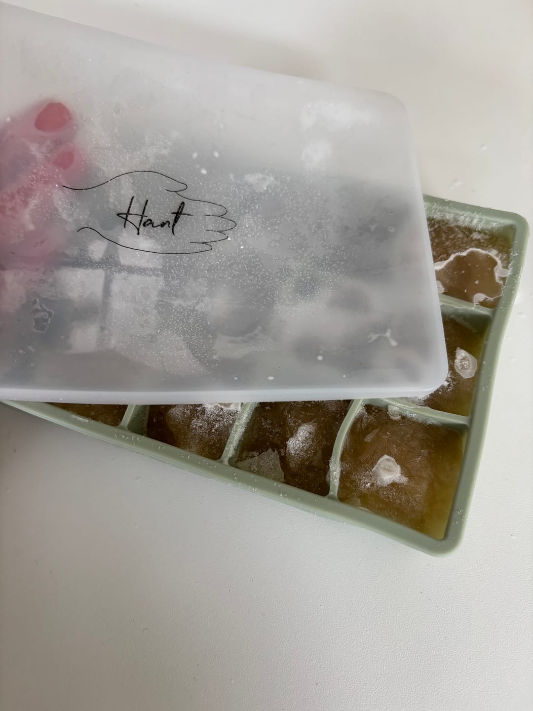 Customer photo review of Silicone Ijsblokjestray XL - Voeding Veilig - Capaciteit 400mL