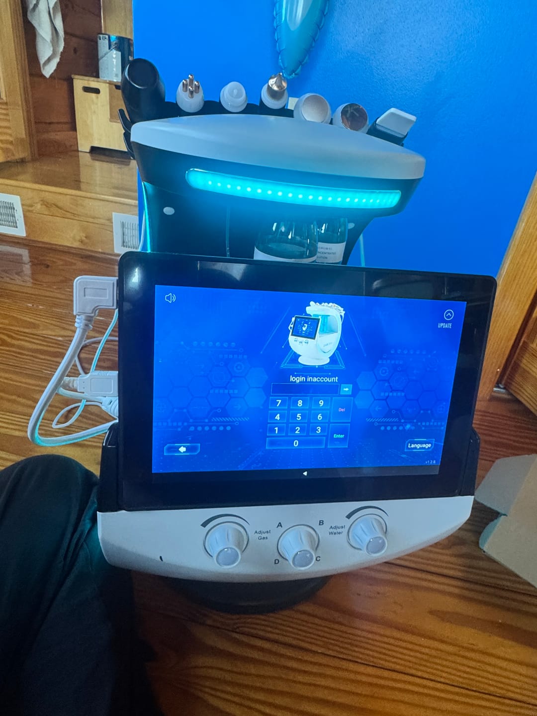 Customer photo review of HydraSkin AI 6-in-1 Smart Facial Treatment System