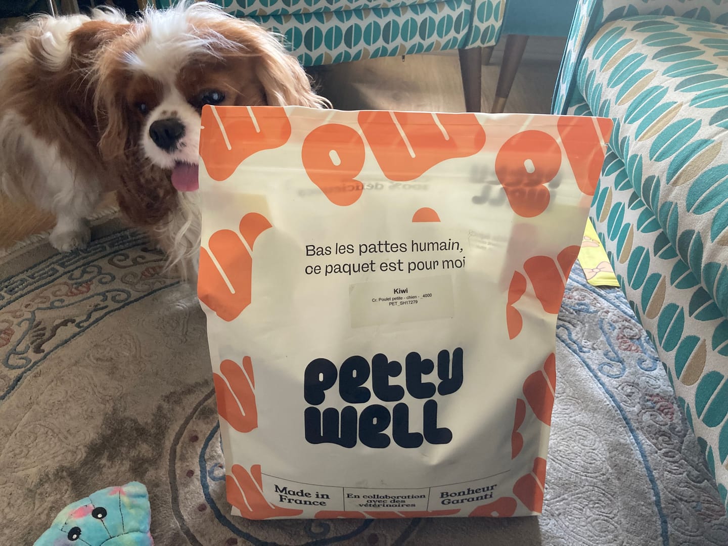 Customer photo review of Croquettes Poulet pour chien (petite) - 1. 56 Mig