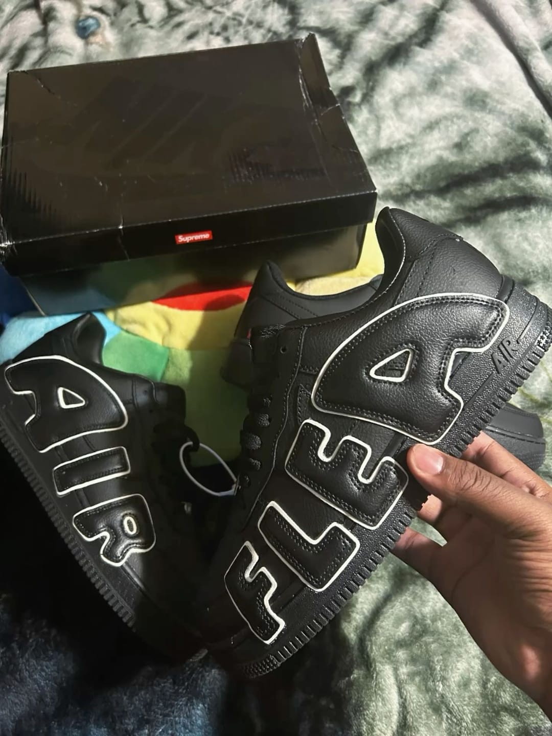 Customer photo review of Nike x CPFM Air Force 1 "Black"