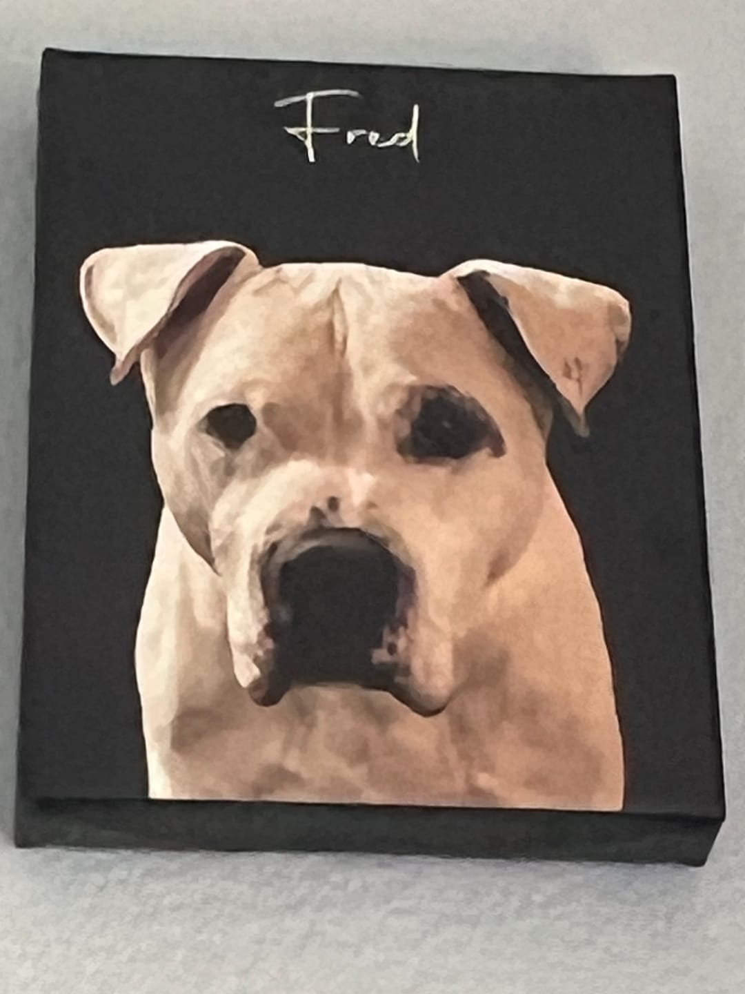 Customer photo review of Pet Art Canvas Wrap