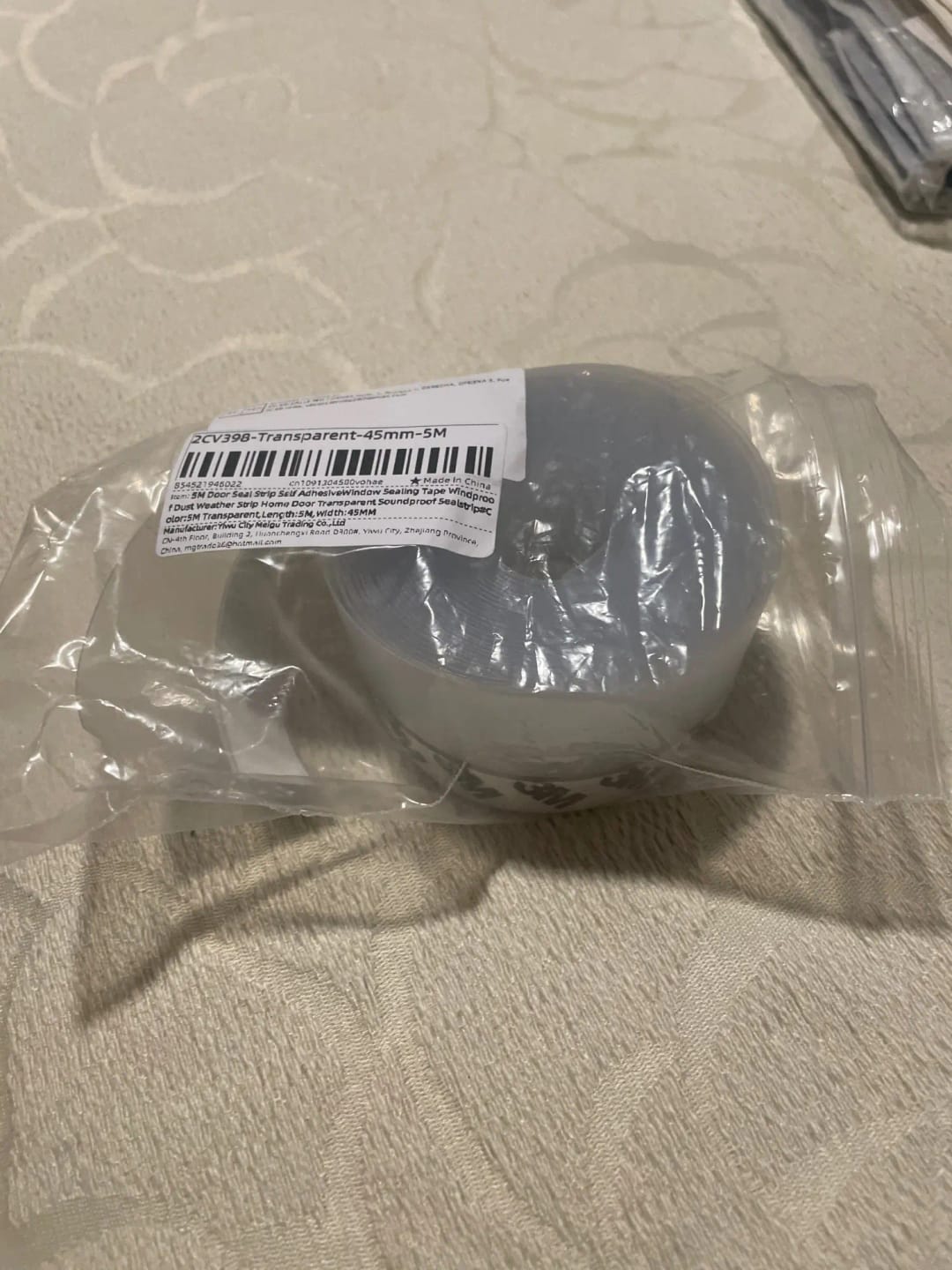 Customer photo review of Door Weather Seal | Adhesive Draft Stopper for Doors & Windows
