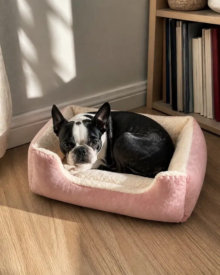 Customer photo review of Cozy Haven Pet House & Bed