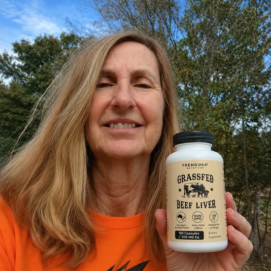 Customer photo review of Trendora Nutrition Grass-Fed Beef Liver Capsules