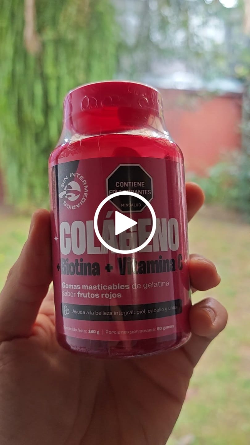 Customer video review of Gomas con Colageno + Biotina + Vitamina C