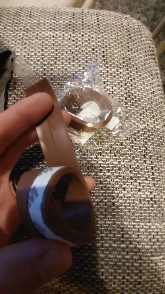 Customer photo review of Door Weather Seal | Adhesive Draft Stopper for Doors & Windows