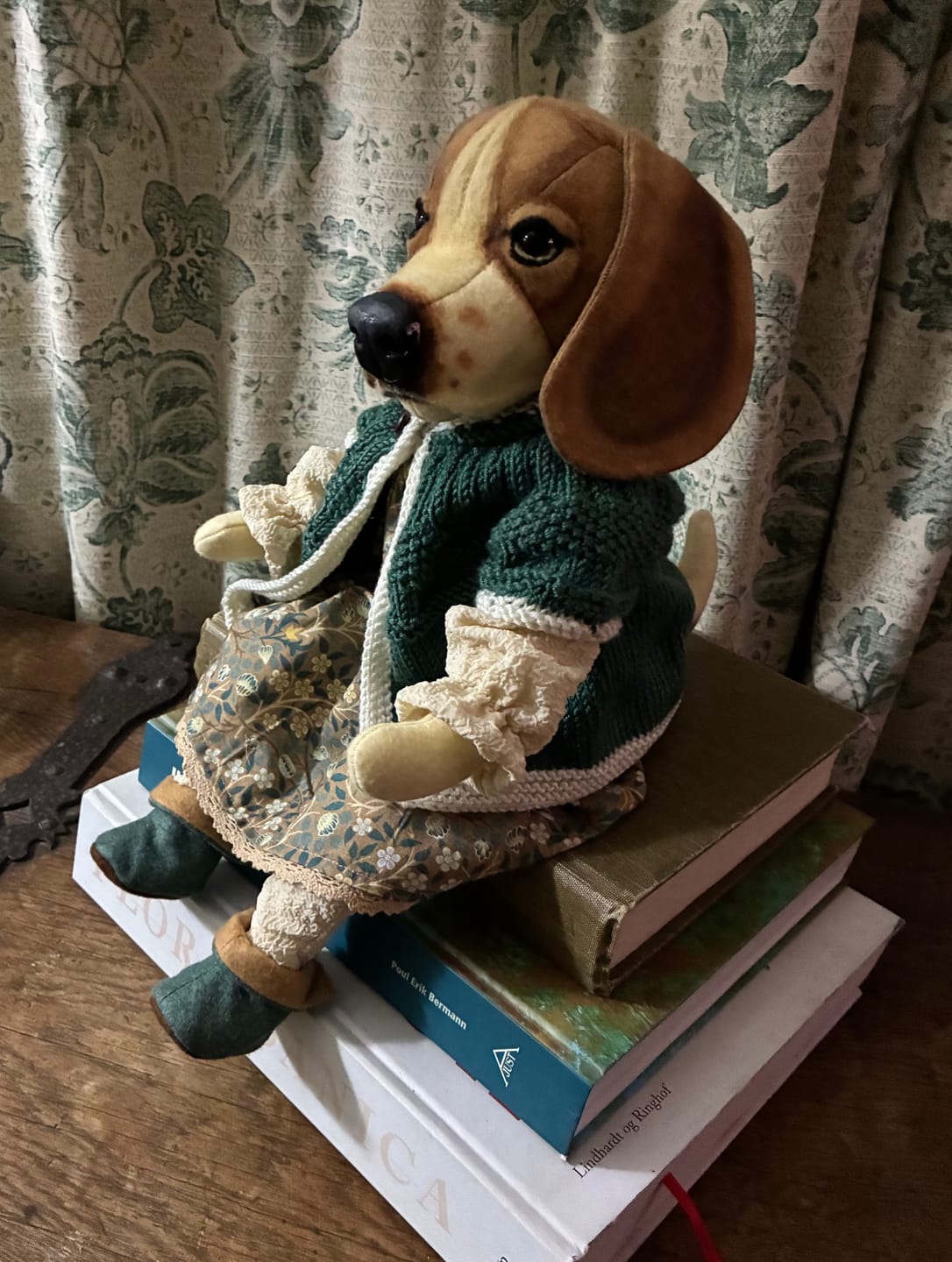 Customer photo review of Beagle "Tibby" PDF Pattern  Approx 26cm Seated