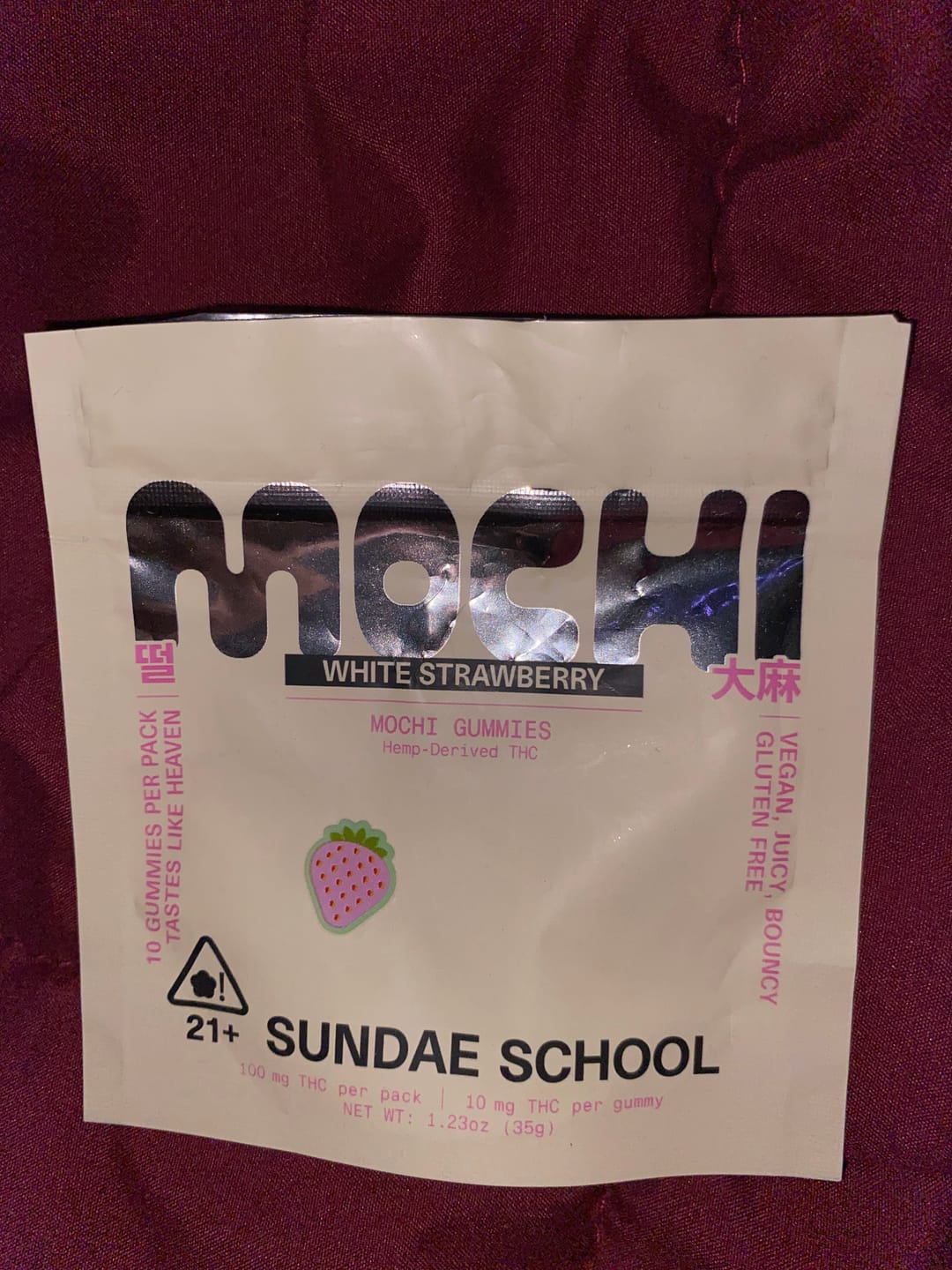 Customer photo review of White Strawberry (10mg) Mini