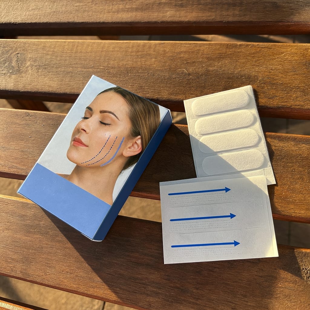Customer photo review of Visage Lift nevidljive trakice za instant zatezanje lica 1+1 GRATIS