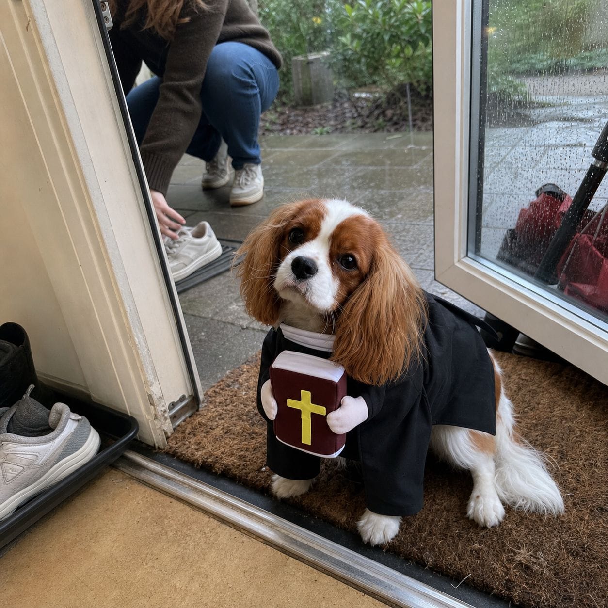 Customer photo review of Blessed Pup Costume