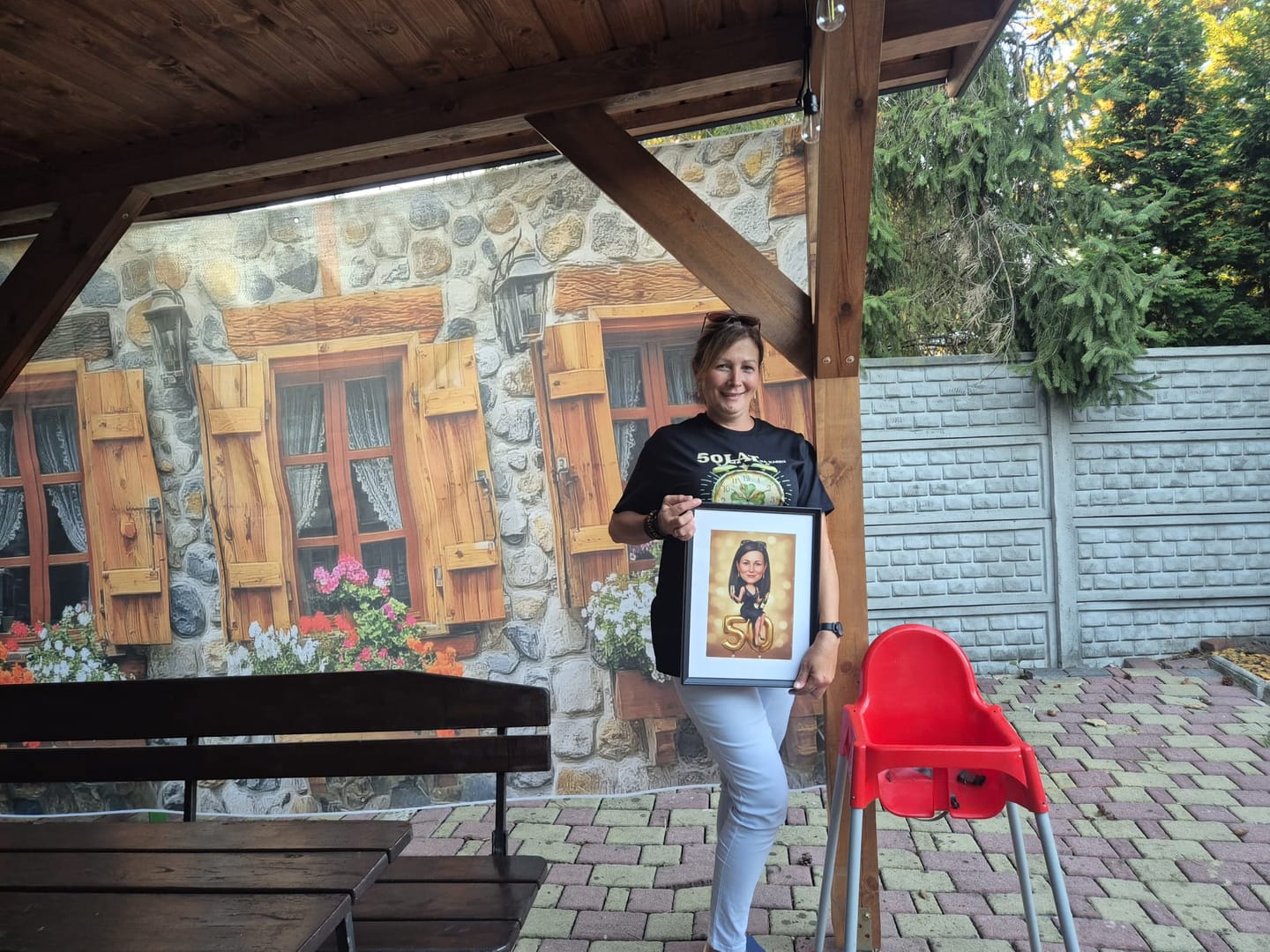 Customer photo review of Szampańskie Urodziny - Karykatura ze zdjęcia