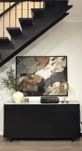 Ochre Ridge I Art Print framed in a customer's home - verified photo review