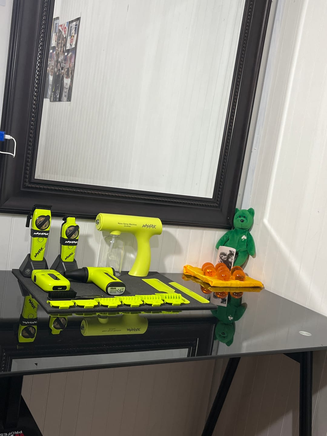 Customer photo review of Combo WMARK NG-8637 5 en 1 Barber Kit Verde