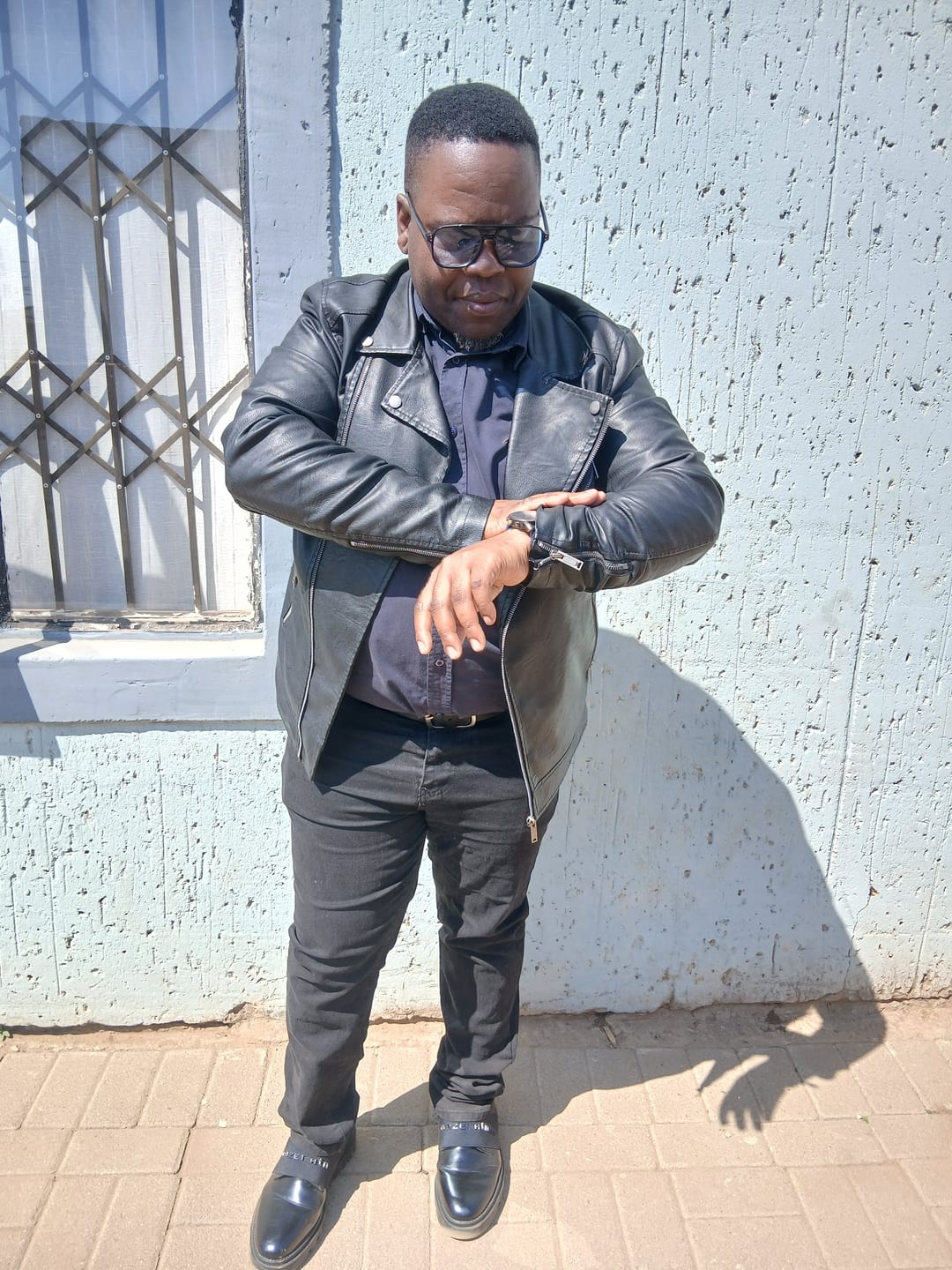Customer photo review of Mazerata Vinchey 94 Faux Leather Shoe - Black