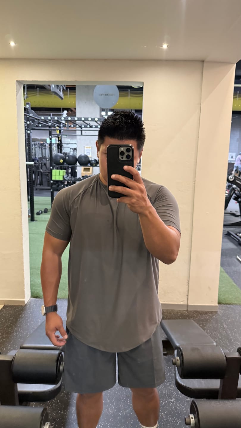 Customer photo review of Training Sport Tee - Army Green