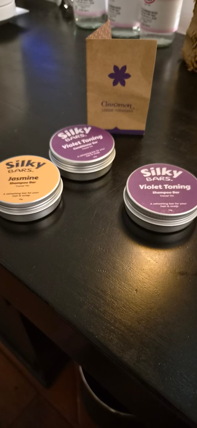 Customer photo review of Violet Toning Conditioner Bar