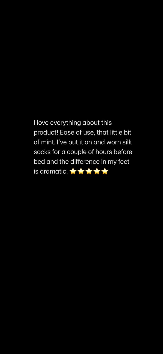 Customer photo review of Foot Balm