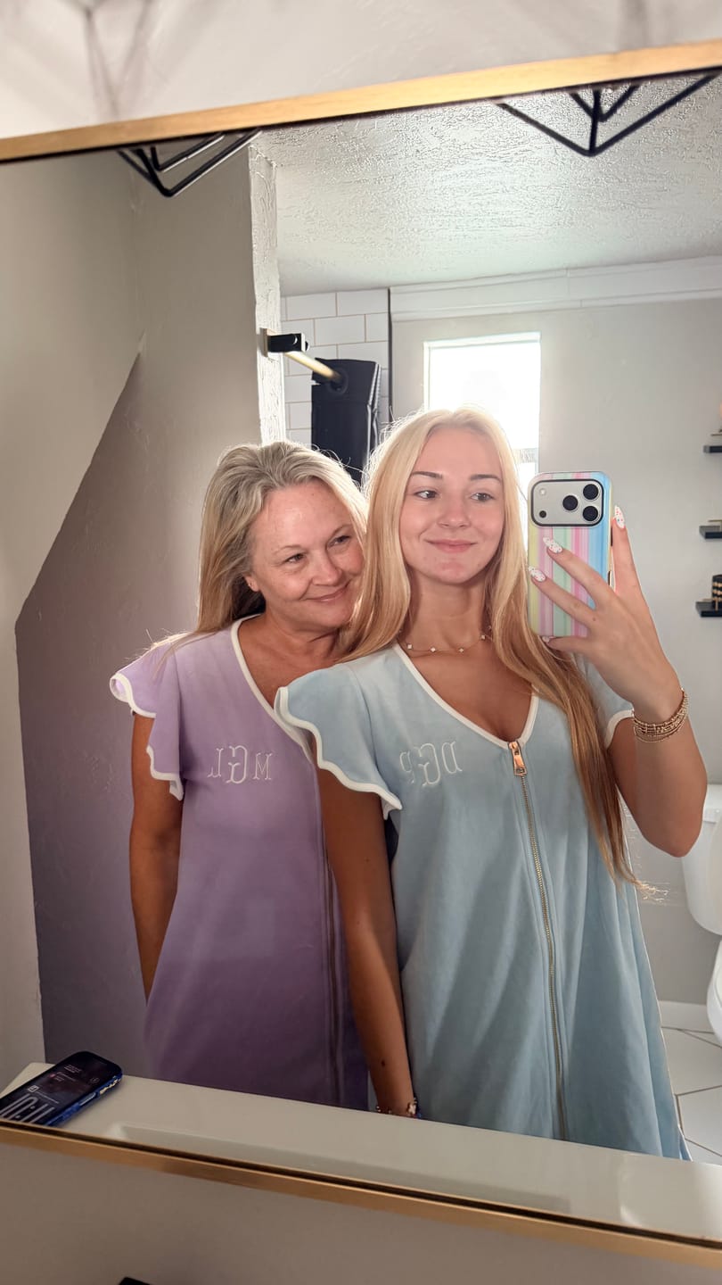Customer photo review of SSYS Light Blue Get Ready Robe™