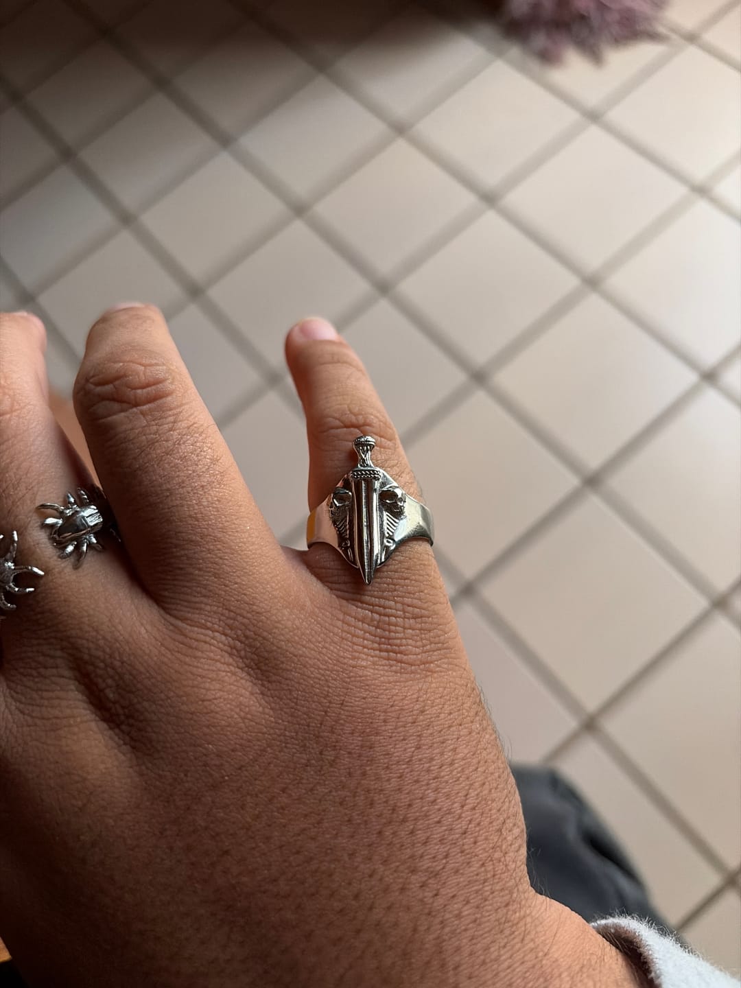 Customer photo review of CATACOMB SWORD RING