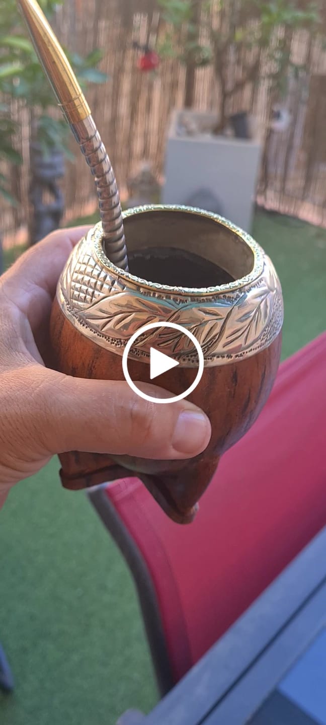 Customer video review of Maté Torpedo Impérial Tigre — Couronne Bronze, Pièce Unique N°3