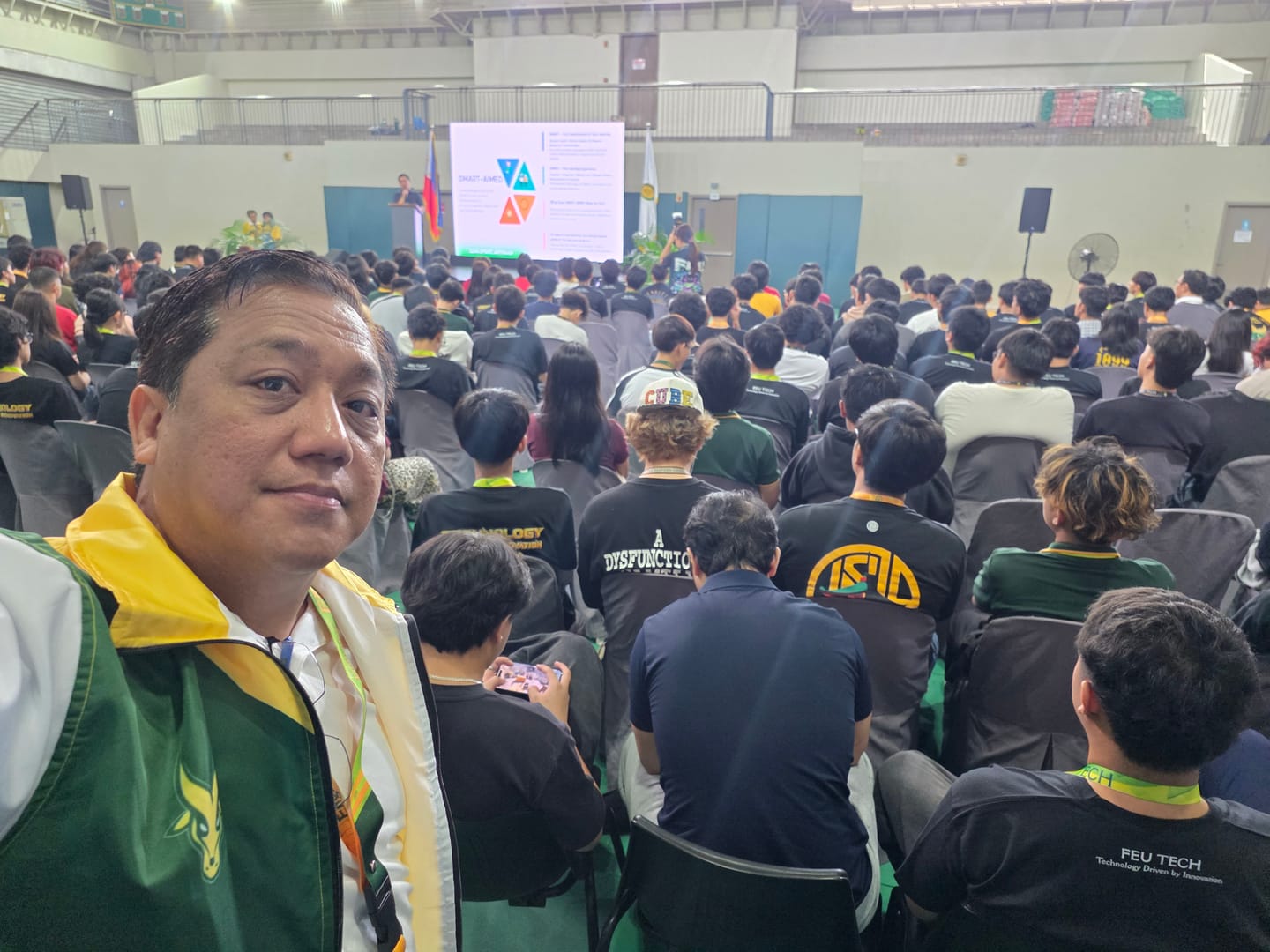 Customer photo review of FEU Varsity Jacket