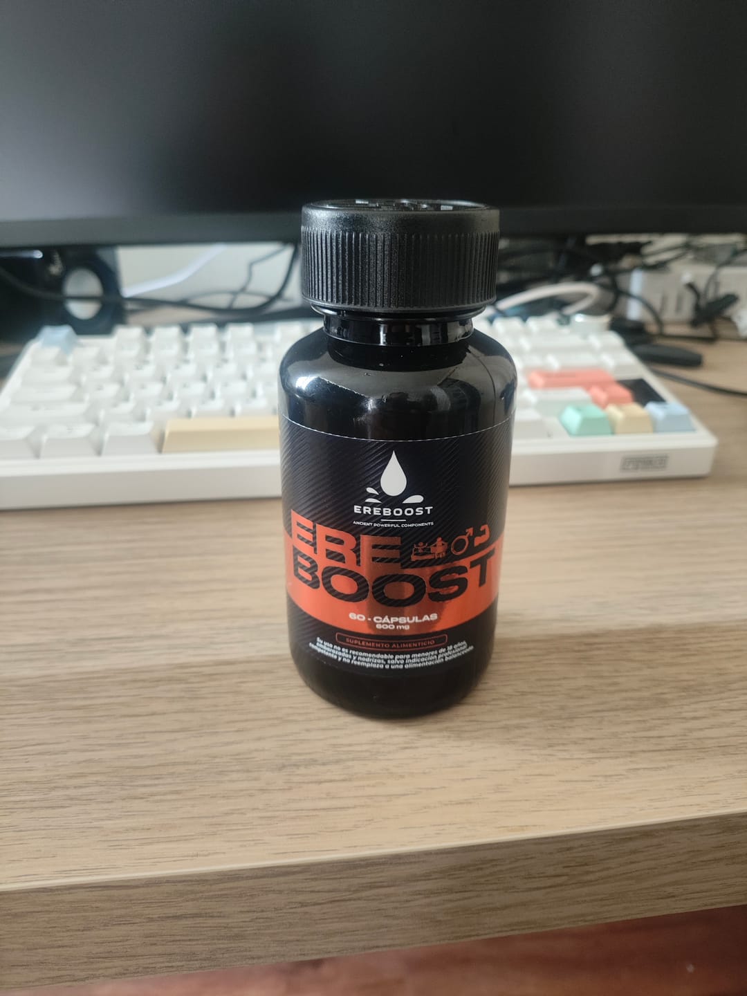 Customer photo review of EREBOOST | 60 Cápsulas