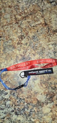 Customer photo review of RED WHITE & BLUE KEY TAG