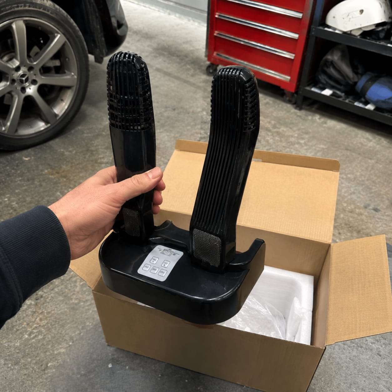 Customer photo review of Helmet Care Machine