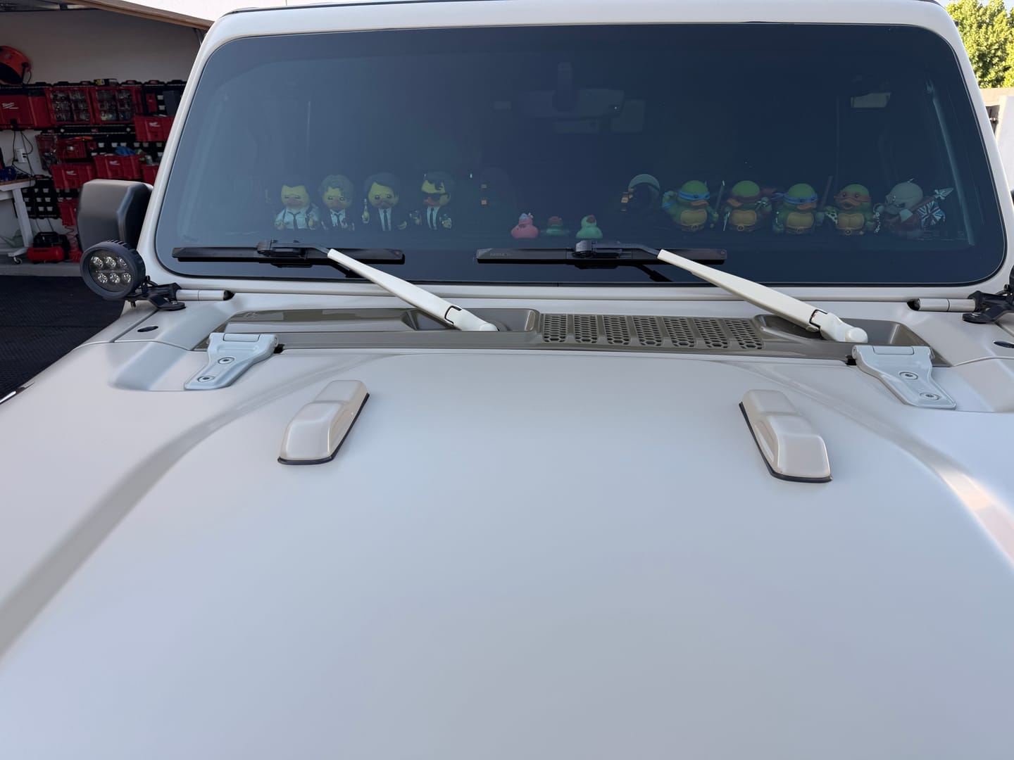 Customer photo review of COVER'D UP Windshield Bumper Covers (Fits JL/JT)